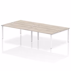 Dynamic Impulse Back-to-Back 4 Person Bench Desk W1600 x D1600 x H730m