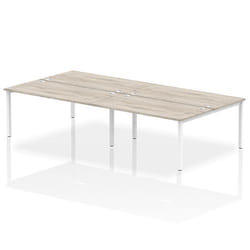 Dynamic Impulse Back-to-Back 4 Person Bench Desk W1600 x D1600 x H730m