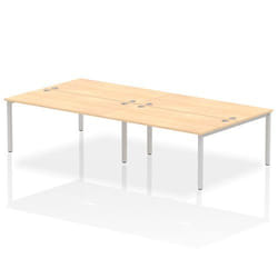 Dynamic Impulse Back-to-Back 4 Person Bench Desk W1600 x D1600 x H730m