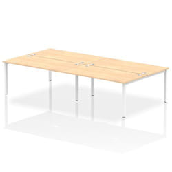 Dynamic Impulse Back-to-Back 4 Person Bench Desk W1600 x D1600 x H730m