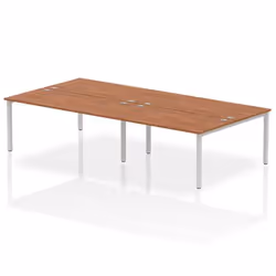 Dynamic Impulse Back-to-Back 4 Person Bench Desk W1600 x D1600 x H730m