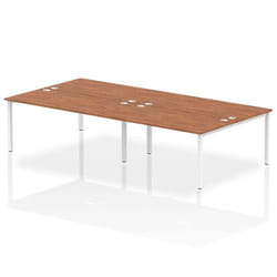 Dynamic Impulse Back-to-Back 4 Person Bench Desk W1600 x D1600 x H730m
