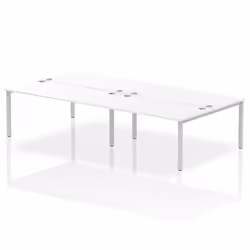 Dynamic Impulse Back-to-Back 4 Person Bench Desk W1600 x D1600 x H730m