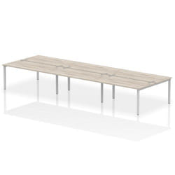 Dynamic Impulse Back-to-Back 6 Person Bench Desk W1600 x D1600 x H730m