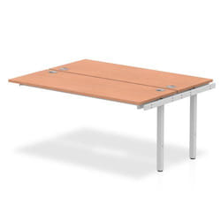 Dynamic Impulse Back-to-Back Bench Desk Extension Kit W1600 x D1600 x