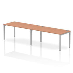 Dynamic Impulse Single Row 2 Person Bench Desk W1600 x D800 x H730mm B