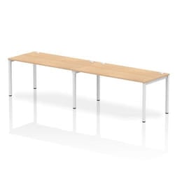 Dynamic Impulse Single Row 2 Person Bench Desk W1600 x D800 x H730mm M
