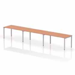 Dynamic Impulse Single Row 3 Person Bench Desk W1600 x D800 x H730mm B