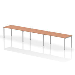 Dynamic Impulse Single Row 3 Person Bench Desk W1600 x D800 x H730mm B
