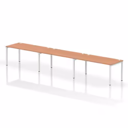 Dynamic Impulse Single Row 3 Person Bench Desk W1600 x D800 x H730mm B