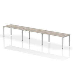 Dynamic Impulse Single Row 3 Person Bench Desk W1600 x D800 x H730mm G