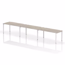 Dynamic Impulse Single Row 3 Person Bench Desk W1600 x D800 x H730mm G
