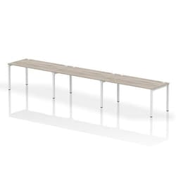 Dynamic Impulse Single Row 3 Person Bench Desk W1600 x D800 x H730mm G