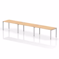 Dynamic Impulse Single Row 3 Person Bench Desk W1600 x D800 x H730mm M