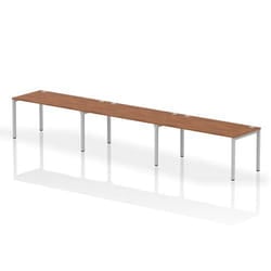 Dynamic Impulse Single Row 3 Person Bench Desk W1600 x D800 x H730mm W