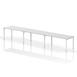 Dynamic Impulse Single Row 3 Person Bench Desk W1600 x D800 x H730mm W