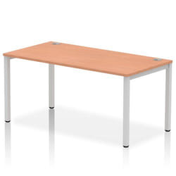 Dynamic Impulse Single Row Bench Desk W1600 x D800 x H730mm Beech Fini
