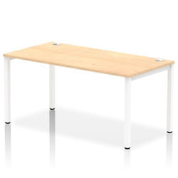 Dynamic Impulse Single Row Bench Desk W1600 x D800 x H730mm Maple Fini