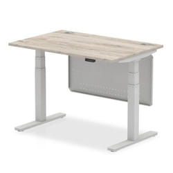 Dynamic Air Modesty 1200 x 800mm Height Adjustable Office Desk With Ca