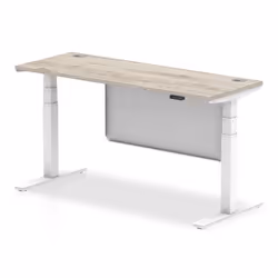 Dynamic Air Modesty 1600 x 600mm Height Adjustable Office Desk With Ca