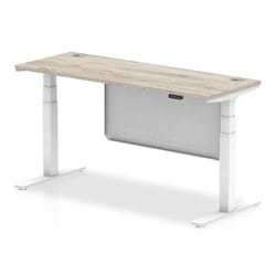 Dynamic Air Modesty 1600 x 600mm Height Adjustable Office Desk With Ca