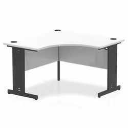 Dynamic Impulse Corner Office Desk W1200 x D1200 x H730mm Cable Manage