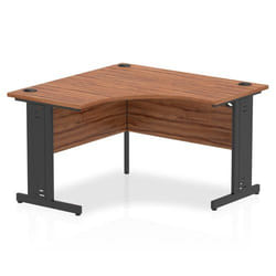 Dynamic Impulse Corner Office Desk W1200 x D1200 x H730mm Cable Manage