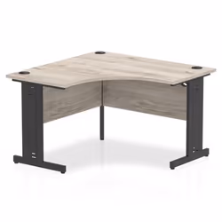 Dynamic Impulse Corner Office Desk W1200 x D1200 x H730mm Cable Manage