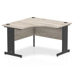 Dynamic Impulse Corner Office Desk W1200 x D1200 x H730mm Cable Manage