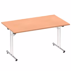 Dynamic Impulse W1400 x D800 x H715mm Rectangular Folding Table Beech