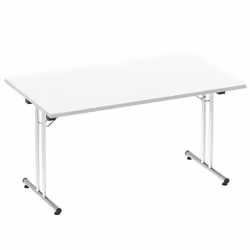 Dynamic Impulse W1400 x D800 x H715mm Rectangular Folding Table White
