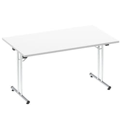 Dynamic Impulse W1400 x D800 x H715mm Rectangular Folding Table White