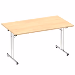 Dynamic Impulse W1400 x D800 x H715mm Rectangular Folding Table Maple