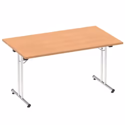 Dynamic Impulse W1400 x D800 x H715mm Rectangular Folding Table Oak Fi