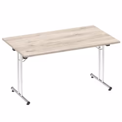 Dynamic Impulse W1400 x D800 x H715mm Rectangular Folding Table Grey O