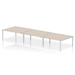 Dynamic Impulse W5400 x D1600 x H750mm Back to Back 6 Person Bench Des