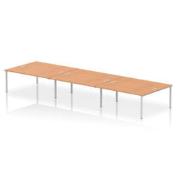 Dynamic Impulse W5400 x D1600 x H750mm Back to Back 6 Person Bench Des
