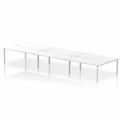 Dynamic Impulse W5400 x D1600 x H750mm Back to Back 6 Person Bench Des