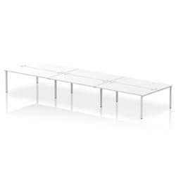 Dynamic Impulse W5400 x D1600 x H750mm Back to Back 6 Person Bench Des