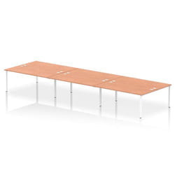 Dynamic Impulse W5400 x D1600 x H750mm Back to Back 6 Person Bench Des