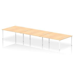 Dynamic Impulse W5400 x D1600 x H750mm Back to Back 6 Person Bench Des