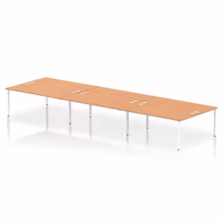 Dynamic Impulse W5400 x D1600 x H750mm Back to Back 6 Person Bench Des