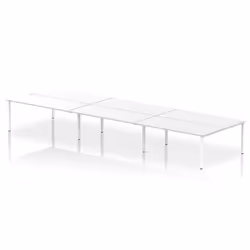 Dynamic Impulse W5400 x D1600 x H750mm Back to Back 6 Person Bench Des