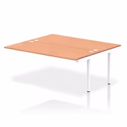 Dynamic Impulse W1800 x D1600 x H750mm Back to Back Bench Desk 2 Perso