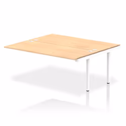 Dynamic Impulse W1800 x D1600 x H750mm Back to Back Bench Desk 2 Perso