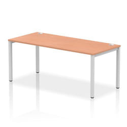 Dynamic Impulse W1800 x D800 x H750mm Single Row Bench Desk With Cable