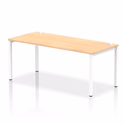 Dynamic Impulse W1800 x D800 x H750mm Single Row Bench Desk With Cable