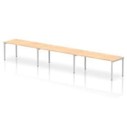 Dynamic Impulse W5400 x D800 x H750mm Single Row 3 Person Bench Desk C