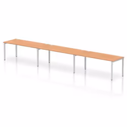 Dynamic Impulse W5400 x D800 x H750mm Single Row 3 Person Bench Desk C