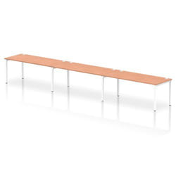 Dynamic Impulse W5400 x D800 x H750mm Single Row 3 Person Bench Desk C